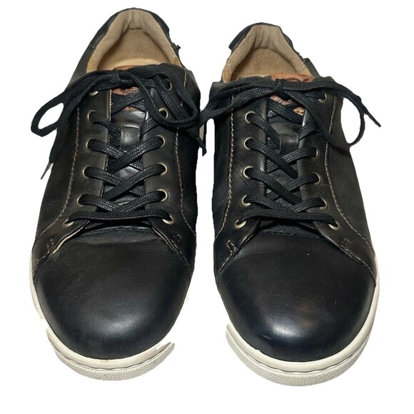 Born Leather Sneakers Men 9.5 Black Casual Comfort Lace Up Shoes main image 5
